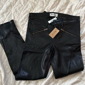 Madewell Genuine Leather Pants